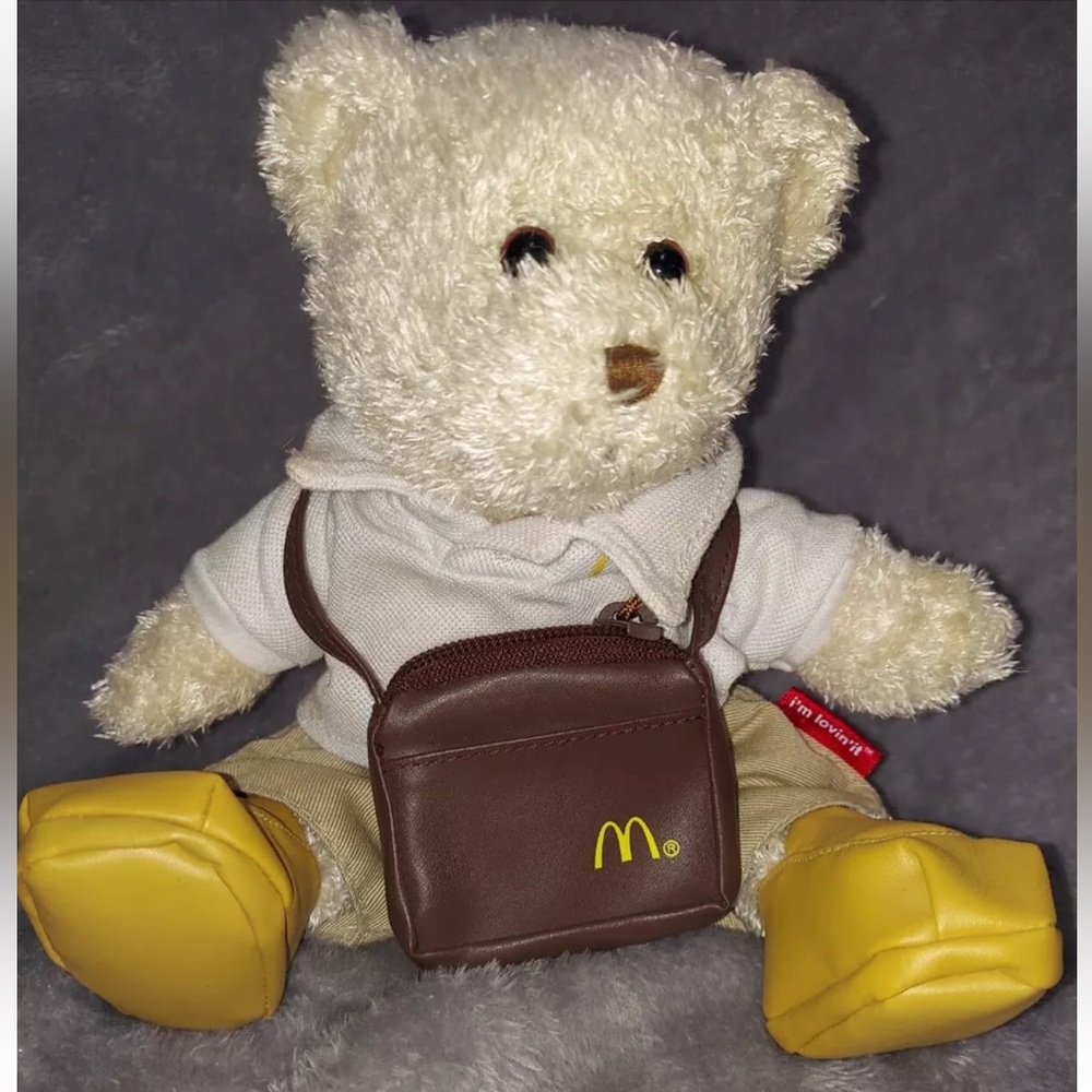 McDonald's 2004 Preppy Cool Bear I'm Lovin' It In Original packaging plush
